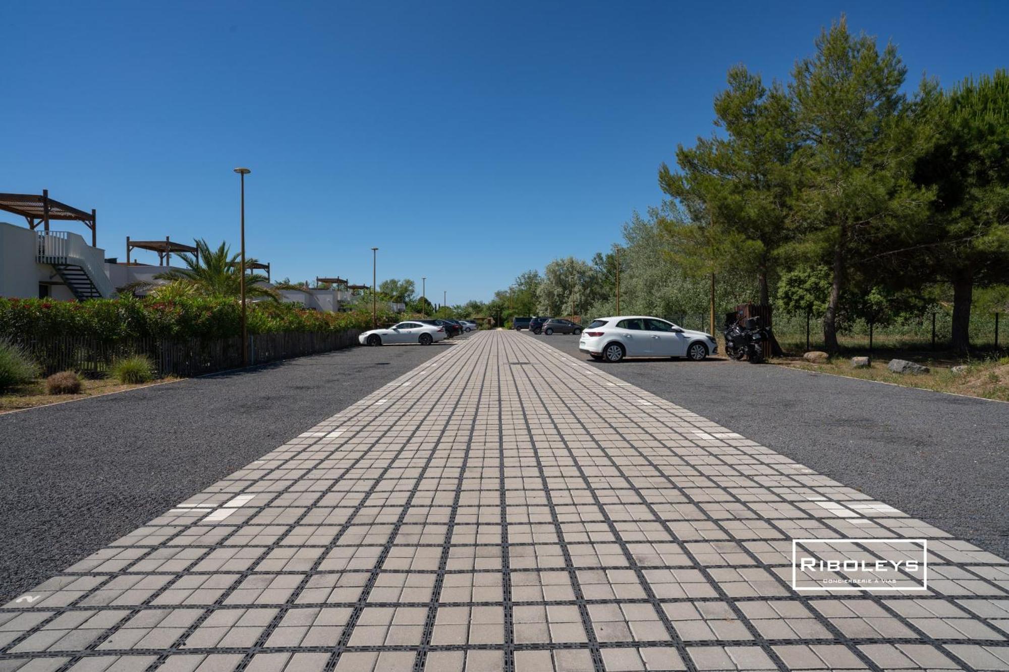 T4 Climatise Avec Piscine A 400M De La Mer Vias Exterior foto